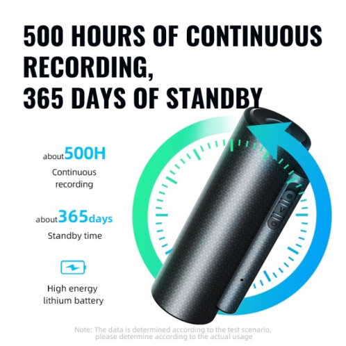 Vérification vocale Smart HD Smart HD Contrôle de la voix STORIQUE MAGNÉTIQUE STYEN, CAPACITÉ: 8GB (Noir) SH802A306-07