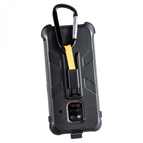 Pour Ulefone Power Armor 14 Pro Ulefone Back Clip Téléphone de téléphone avec mousqueton (noir) SU101A1928-07
