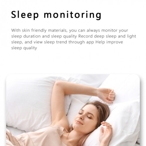 Montre Smart Strap Smart Strap Smart Q71 Pro 1.28 pouces TFT, support Bluetooth Call / Menstrual Cycle Rappel (Rose Gold) SH501B574-08