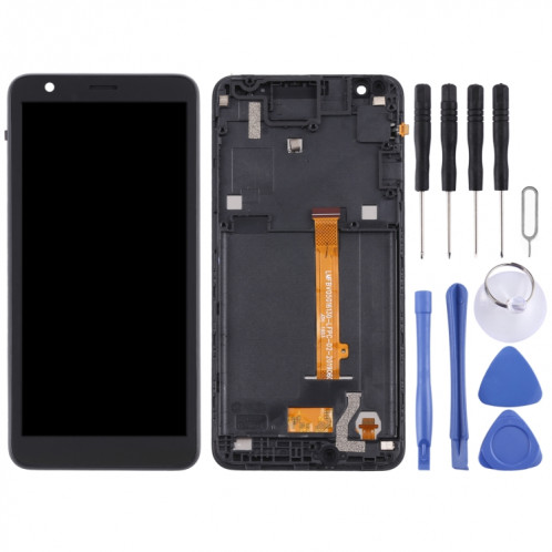 Écran LCD OEM pour ZTE Blade L8/A3 2019 Assemblage complet du numériseur avec cadre (noir) SH205A485-06