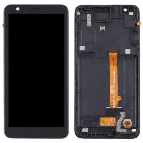 Écran LCD OEM pour ZTE Blade L8/A3 2019 Assemblage complet du numériseur avec cadre (noir) SH205A485-06