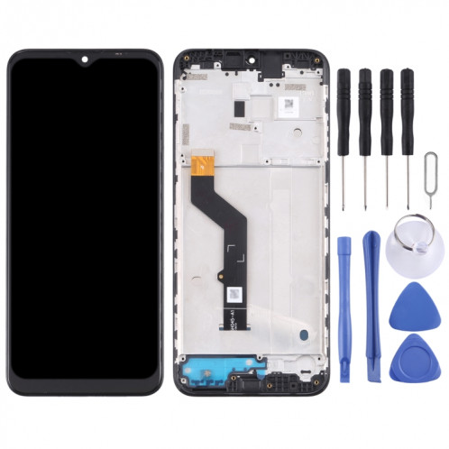 Écran LCD OEM pour Lenovo K12 Note Digitizer Assemblage complet avec cadre (noir) SH207A1576-06