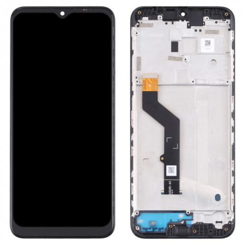 Écran LCD OEM pour Lenovo K12 Note Digitizer Assemblage complet avec cadre (noir) SH207A1576-06