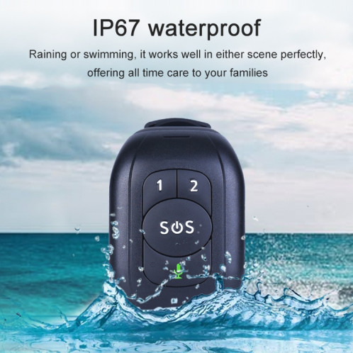 RF-V48 4G Imperpose Anti-Lost GPS Positionnement Smart Watch, bande A (noir) SH001A691-08