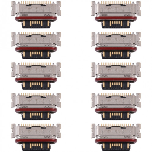 Connecteur de port de charge 10 PCS pour Xiaomi Redmi Note 11 Pro Chine / Note 11 Pro + 5G / 11i / 11i HyperCharge / Pad 5 / Pad 5 Pro / Civi SH43011810-04