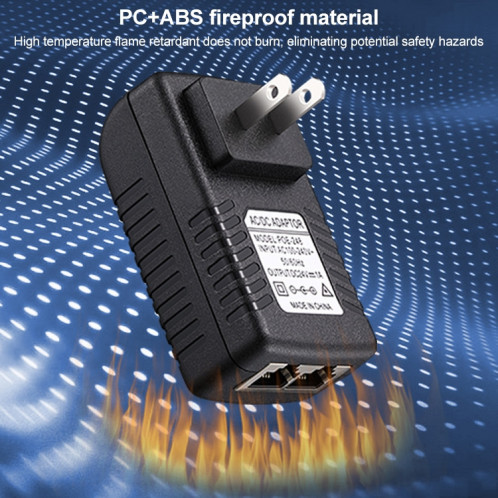 Adaptateur électrique PoE / LAD sans fil 48V 0,5A AP (PULLE EU) SH905A157-07