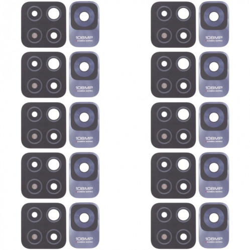 10 PCS Back Camera Lens for Xiaomi Redmi Note 11 Pro 5G / Redmi Note 11 Pro 4G / Redmi Note 11 Pro + 5G India SH78021029-04