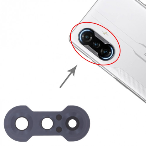 10 PCS Back Camera Lens pour Xiaomi Redmi K40 Gaming / POCO F3 GT SH7807912-04