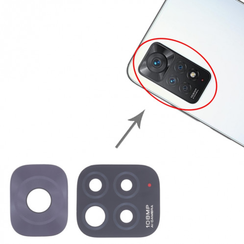 10 PCS Back Camera Lens for Xiaomi 11i / Redmi Note 11 Pro China / Redmi Note 11 Pro + 5G / 11i Hypercharge 5G SH78081993-04