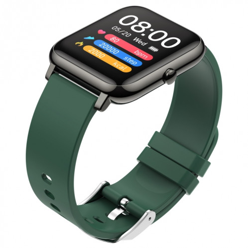 Rogbid Rowatch 1 1,4 pouces SCREAT SMART WORTH, Soutenez la surveillance de la pression artérielle / surveillance du sommeil (vert) SR301C1528-07