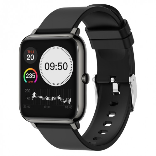 Rogbid Rowatch 1 1,4 pouce SCREAT SMART WORTH, Soutenez la surveillance de la pression artérielle / surveillance du sommeil (noir) SR301D1880-07