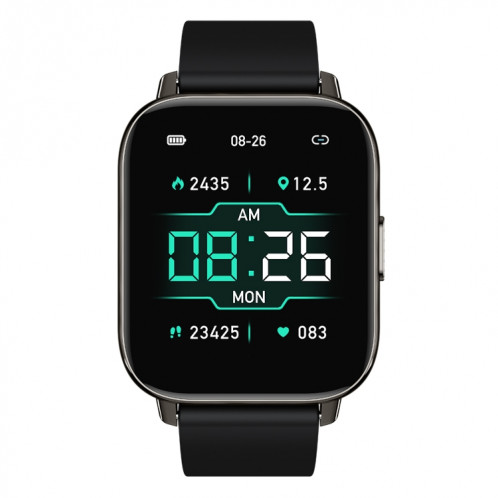 Rogbid Rowatch 2s 1,65 pouce TFT Screen Smart Watch, soutenir la surveillance de la pression artérielle / surveillance du sommeil (noir) SR501B1764-08