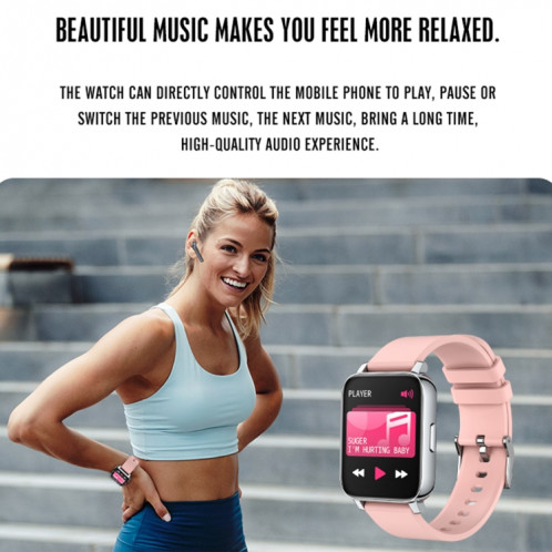 Rogbid Rowatch 2 1,69 pouce TFT Smart Watch, soutenir la surveillance de la pression artérielle / surveillance du sommeil (rose) SR801C1593-07