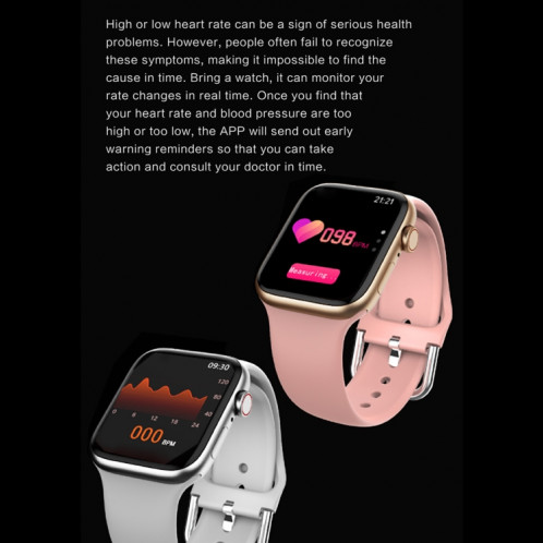 I7 Pro + VIP 1,75 pouce TFT Screen Smart Watch, support Bluetooth Dial / Sleep Survering (rose) SH001C635-07