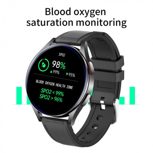 North Edge N34S 1,32 pouce écran Smart Watch Support de surveillance en santé / Assistant vocal (noir) SN601A1369-07