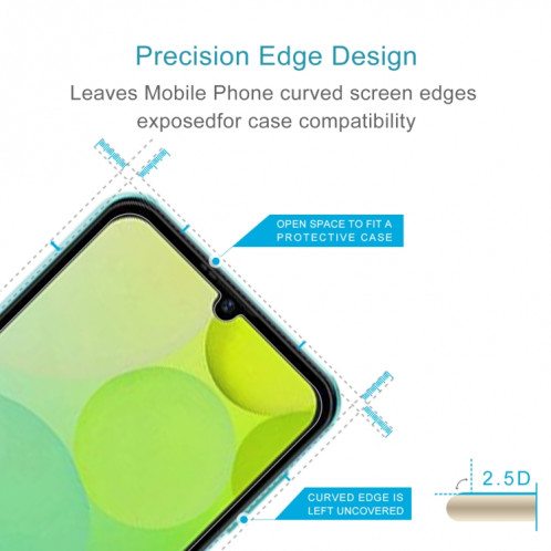 10 pcs 0,26 mm 9h 2,5D Film en verre trempé pour Ulefone Note 6T SH98081732-06