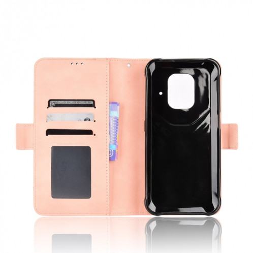 Pour Ulefone Power Armor 14/14 Pro Skin Feel Texture Texture Texture Slots Cuir Phone Case (rose) SH007A6-07