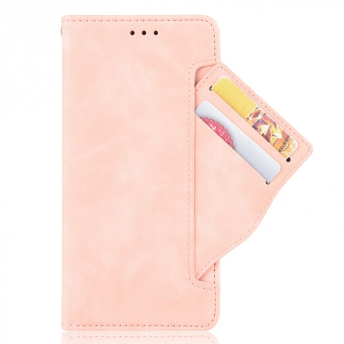 Pour Ulefone Armor X10 / X10 Pro Skin Feel Texture Texture Card Slots Téléphone en cuir (rose) SH008A1995-07
