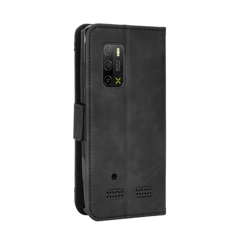 Pour Ulefone Armor X10 / X10 Pro Skin Feel Texture Texture Card Slots Téléphone en cuir (noir) SH008B483-07