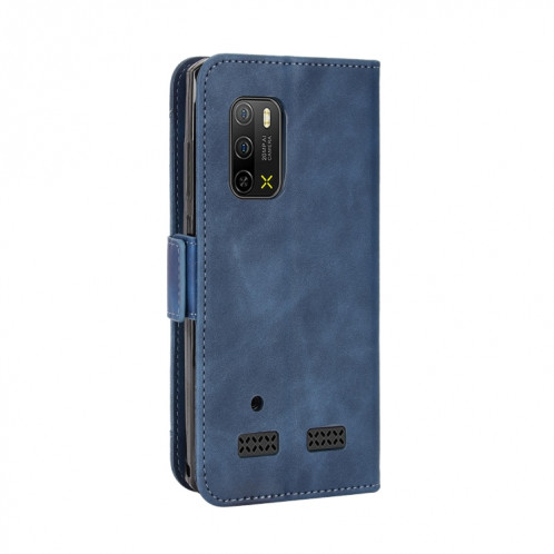 Pour Ulefone Armor X10 / X10 Pro Skin Feel Texture Texture Card Slots Téléphone en cuir (bleu) SH008D385-07