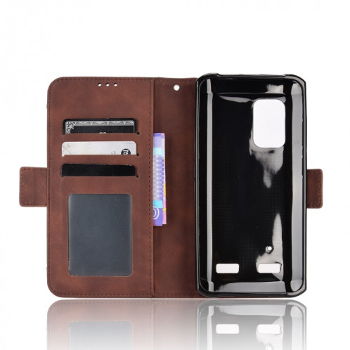 Pour Ulefone Armor X10 / X10 Pro Skin Feel Texture Texture Card Slots Téléphone Case de téléphone (marron) SH008E559-07