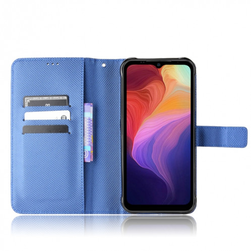 Pour Ulefone Power Armor 14/14 Pro Diamond Texture Texture Téléphone Case (bleu) SH508C981-07