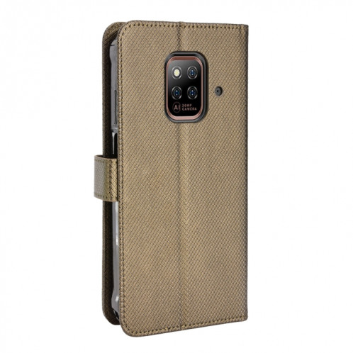 Pour Ulefone Power Armor 14/14 Pro Diamond Texture Texture Téléphone Case (marron) SH508D859-07