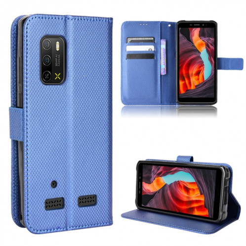 Pour Ulefone Armor X10 / X10 Pro Diamond Texture Texture Téléphone Case (bleu) SH509C1552-07