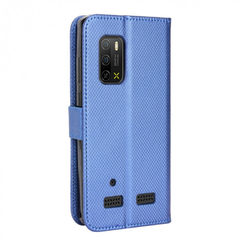 Pour Ulefone Armor X10 / X10 Pro Diamond Texture Texture Téléphone Case (bleu) SH509C1552-07