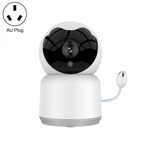 YT51 1920x1080 Caméra sans fil pour bébé à la maison, prise en charge infrarouge Vision nocturne / Détection de pleurs pour bébé, plug (blanc) SH902A946-07