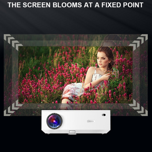 E600S 1920x1080p 400ansi LCD LED Projecteur intelligent, même version d'écran, Type de fiche: plug uk SH71021553-08