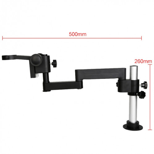 Kaisi 360 degrés Prise en charge du pliage du microscope (noir) SK701A939-05