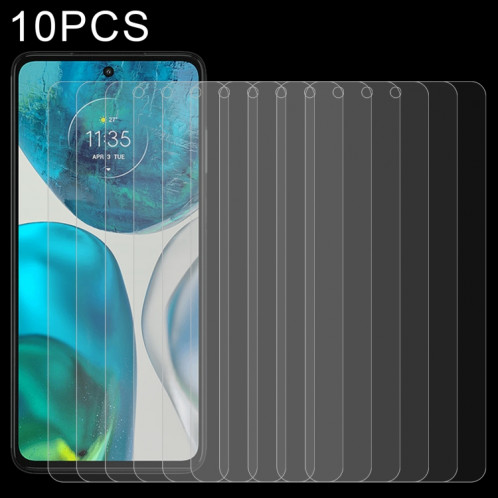 10 pcs 0,26 mm 9h 2,5D Film en verre trempé pour Motorola Moto G52J 5G SH77011320-06