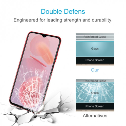 50 pcs 0,26 mm 9h 2,5D Film en verre trempé pour Ulefone Note 12 SH53031148-06