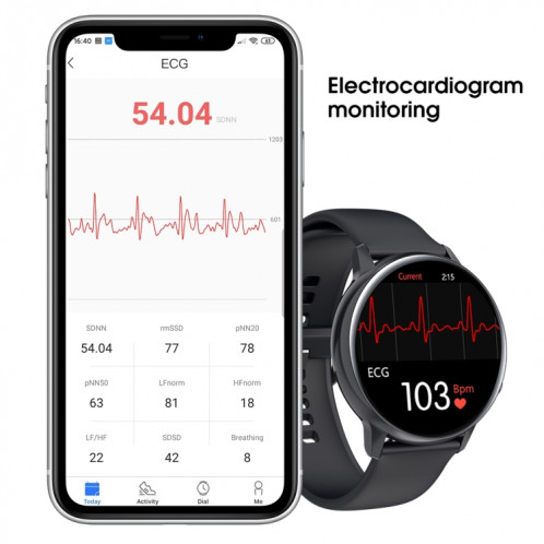 SG2 1,2 pouce Smart Watch à écran AMOLED, IP68 IP68, Contrôle musical de support / Photographie Bluetooth / Moniteur de fréquence cardiaque / Surveillance de la pression artérielle (GOLD) SH101B1182-013