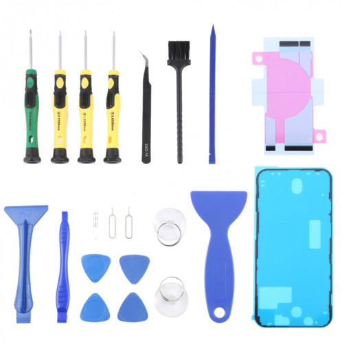 JIAFA JF-8182 21 in 1 Battery Adhesive + LCD Frame Waterproof Adhesive + Repair Tool Set For iPhone 12 SJ17011255-06