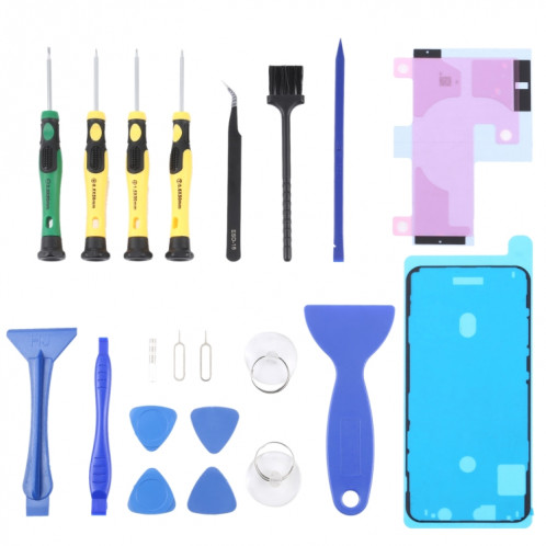 JIAFA JF-8182 21 in 1 Battery Adhesive + LCD Frame Waterproof Adhesive + Repair Tool Set For iPhone 11 Pro Max SJ1705478-06
