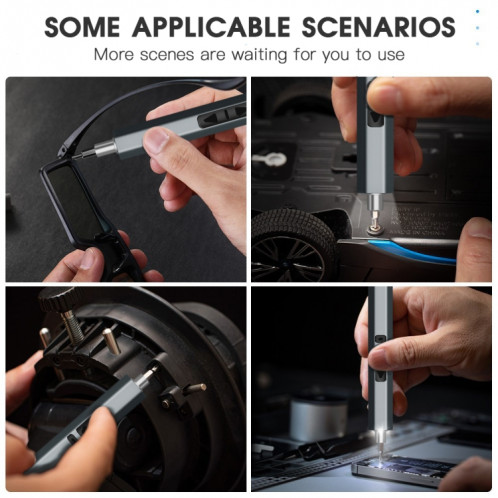 Ensemble de tournevis électriques sans fil rechargeable de 12 po de type C SH37011761-07