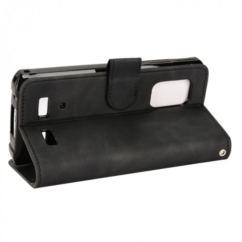 Pour Ulefone Armor X10 Skin Feel Magnetic Flip Leather Phone Case (noir) SH404A608-06