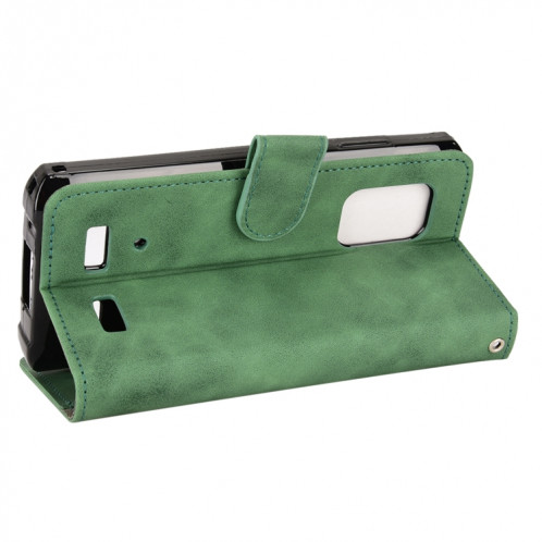Pour Ulefone Armor X10 Skin Feel Magnetic Flip Leather Phone Case (vert) SH404C1508-06