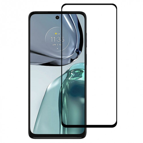 Film en verre trempé de couverture de colle complète pour Motorola Moto G62 5G SH1402862-08