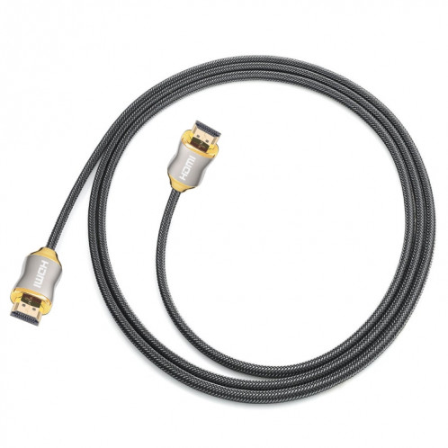 Pour HDMI 2.1 2m HD 8K PS4 Cable 4K2K 144Hz Projector Notebook Set-Top Box Cable (Golden) SH101A19-05