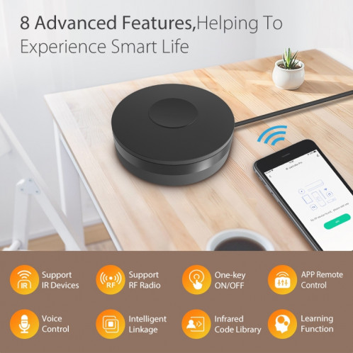 NEO NAS-IR02W-RF WiFi IR + RF Remotc Control Support Some Tuya RF Devices SN12331754-07