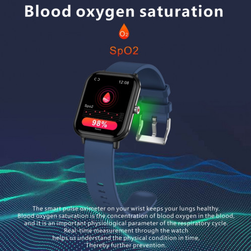 Q9 Pro 1,7 pouce TFT HD Screen Smart Watch, support Surveillance de la température corporelle / surveillance de la fréquence cardiaque (rose) SH601B808-07