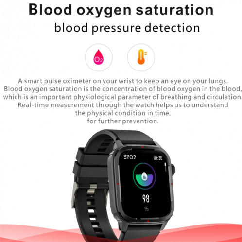 Q25 1,7 pouce TFT HD Screen Smart Watch, support Bluetooth Call / Hyperpwek Pressure Suiving (vert) SH001D370-07