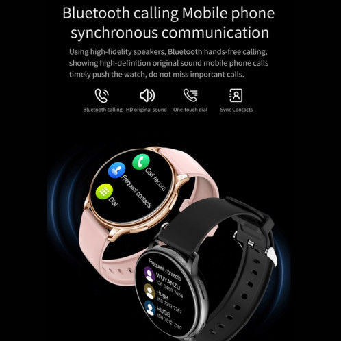 Y33 1,32 pouce TFT Color Screen Smart Watch, support Bluetooth Call / Horory Pressure Survering (Silver) SH201C154-07