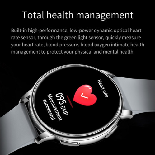 Y33 1,32 pouce TFT Color Screen Smart Watch, support Bluetooth Call / Horory Pressure Survering (Silver) SH201C154-07