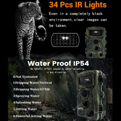 PR3000 2 pouces LCD Écran infrarouge Vision nocturne Caméra de la faune SH14341861-07