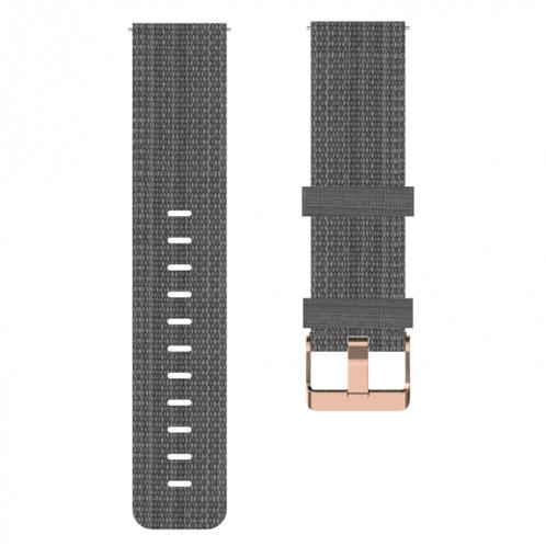 Pour ID205 Band de montre tressée en nylon de 19 mm (gris foncé) SH701L1190-06