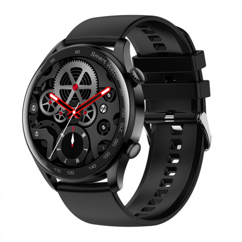 AK32 1,36 pouces IPS Tactile Scred Smart Watch, support Bluetooth Call / Blood Oxygin Survering, Style: Silicone Watch Band (noir) SH801B1990-07